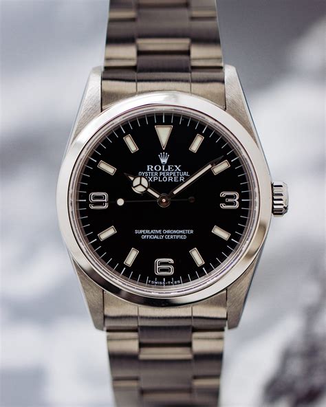 rolex explorer 1 used|used rolex explorer watches for sale.